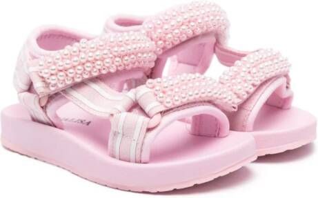 Monnalisa Sandalen met klittenband Roze