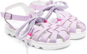 Monnalisa Sandalen met strikdetail Paars