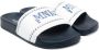 Monnalisa Slippers met logoprint Wit - Thumbnail 1