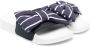 Monnalisa Slippers met strikdetail Blauw - Thumbnail 1