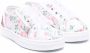 Monnalisa Sneakers met bloe print Wit - Thumbnail 1