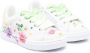 Monnalisa Sneakers met bloe print Wit - Thumbnail 1