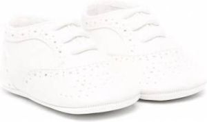 Monnalisa Sneakers met geperforeerd detail Wit
