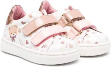 Monnalisa Sneakers met klittenband Roze