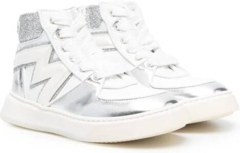 Monnalisa Sneakers met logopatch Wit