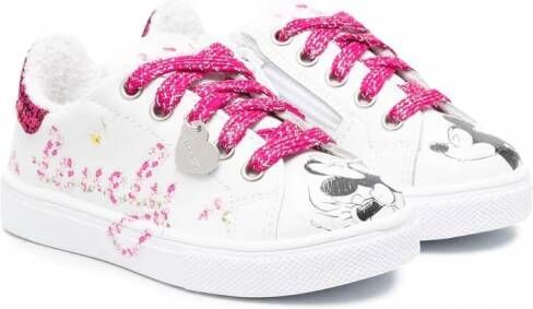 Monnalisa Sneakers met print Wit