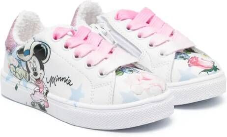 Monnalisa Sneakers met print Wit