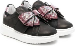 Monnalisa Sneakers met strik Zwart