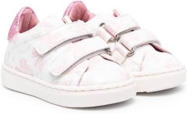 Monnalisa Sneakers met strikprint Wit