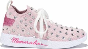 Monnalisa Sneakers verfraaid met kristallen Roze