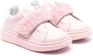 Monnalisa Sneakers verfraaid met pailletten Roze