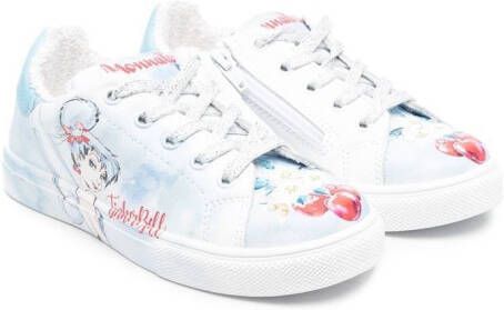 Monnalisa Tinkerbell low-top sneakers Wit