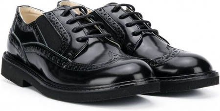 Andrea Montelpare Brogues met ronde neus Zwart