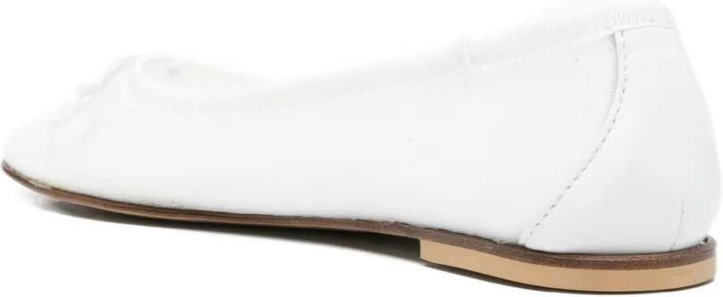 MONTELPARE TRADITION Ballerina's met strikdetail Wit
