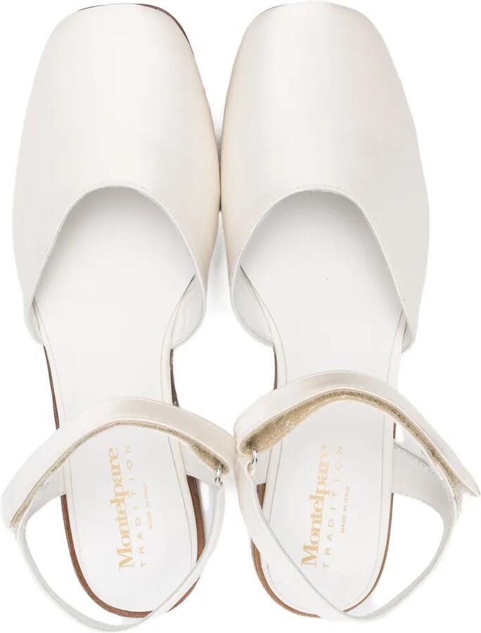 MONTELPARE TRADITION Sandalen met enkelbandjes Wit - Foto 2