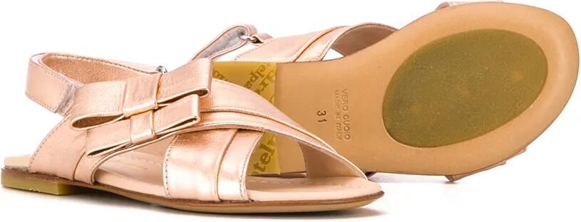 MONTELPARE TRADITION Sandalen met gekruiste bandjes Roze - Foto 3