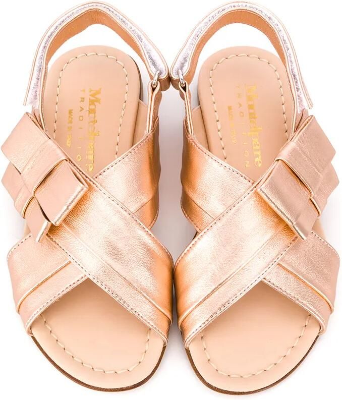 MONTELPARE TRADITION Sandalen met gekruiste bandjes Roze - Foto 2