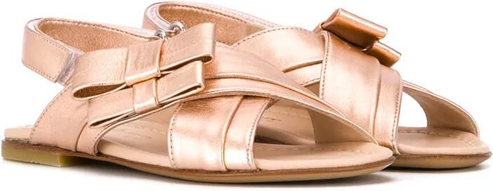 MONTELPARE TRADITION Sandalen met gekruiste bandjes Roze
