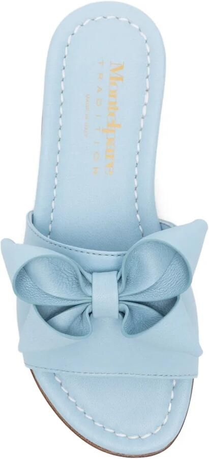 MONTELPARE TRADITION Sandalen met strikdetail Blauw