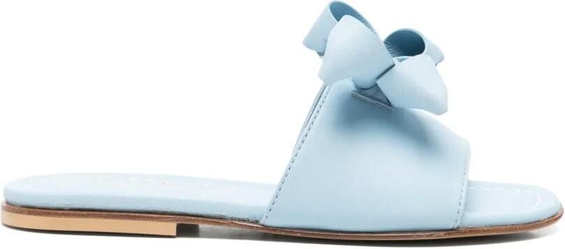 MONTELPARE TRADITION Sandalen met strikdetail Blauw - Foto 3