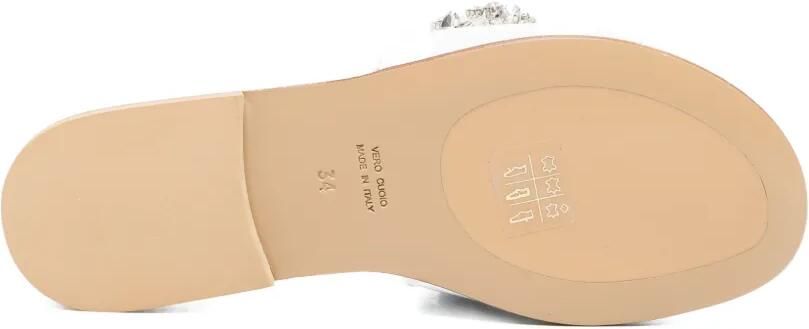 MONTELPARE TRADITION Sandalen verfraaid met strik Wit