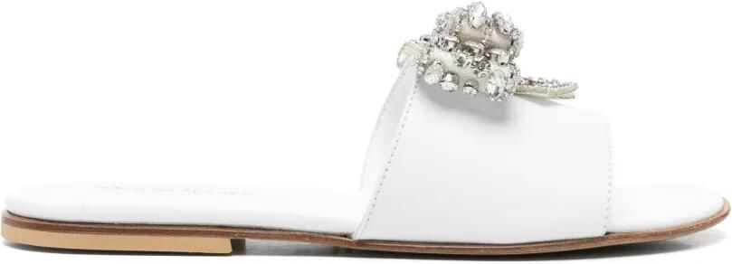 MONTELPARE TRADITION Sandalen verfraaid met strik Wit - Foto 4