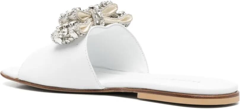 MONTELPARE TRADITION Sandalen verfraaid met strik Wit - Foto 3