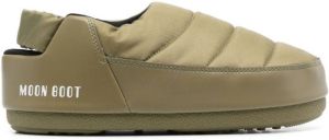 Moon Boot Gewatteerde slippers Groen
