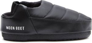 Moon Boot Gewatteerde slippers Zwart