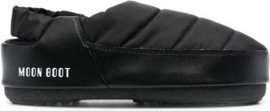 Moon Boot Evolution gevoerde slingback slippers Zwart