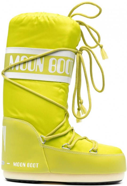 Moon Boot Gewatteerde snow boots Geel - Schoenen.nl