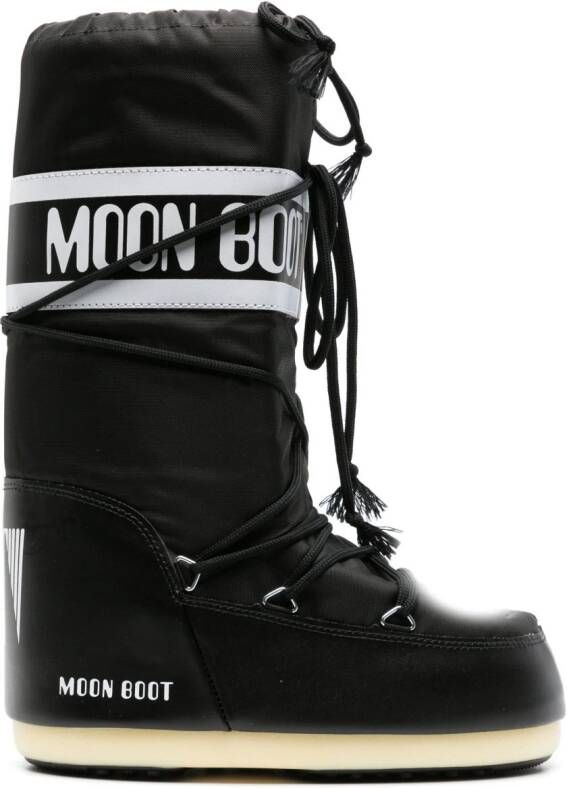 Moon Boot Icon gewatteerde laarzen Zwart