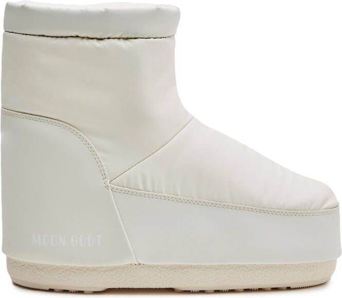 Moon Boot Icon No-Lace rubberen laarzen Beige