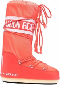 Moon Boot Kids Icon Junior snowboots met veters Oranje