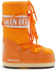 Moon Boot Kids Icon snowboots met logoband Oranje