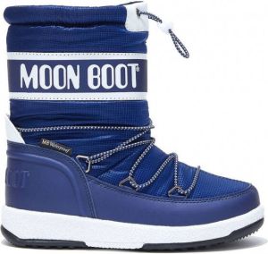 Moon Boot Kids Icon snowboots met veters Blauw