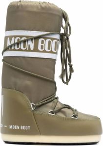 Moon Boot Kids Icon snowboots met veters Groen