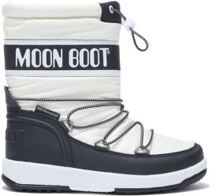 Moon Boot Kids Icon snowboots met veters Wit