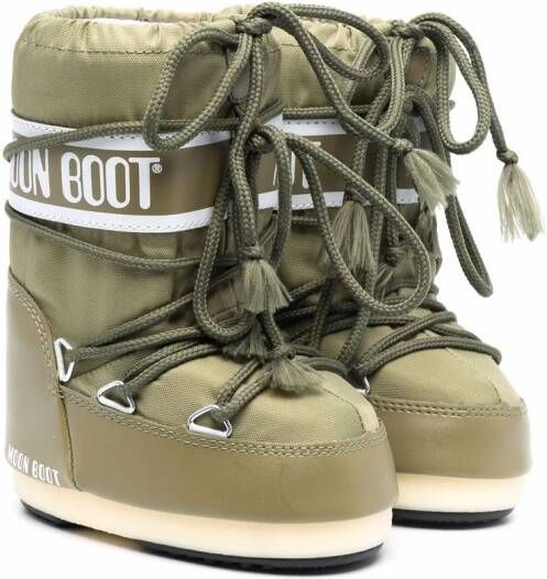 Moon Boot Kids Moon laarzen met logoprint Groen