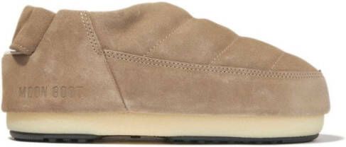 Moon Boot Kids Slippers met ronde neus Beige