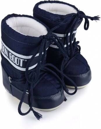 Moon Boot Kids Snowboots met logoprint Blauw