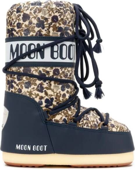 Moon Boot Kids x Bonpoint Icon laarzen met vlakken Blauw