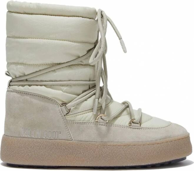 Moon Boot L-Track gewatteerde laarzen Beige