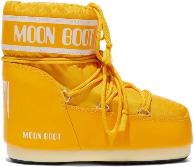 Moon Boot Laarzen met logoprint Geel