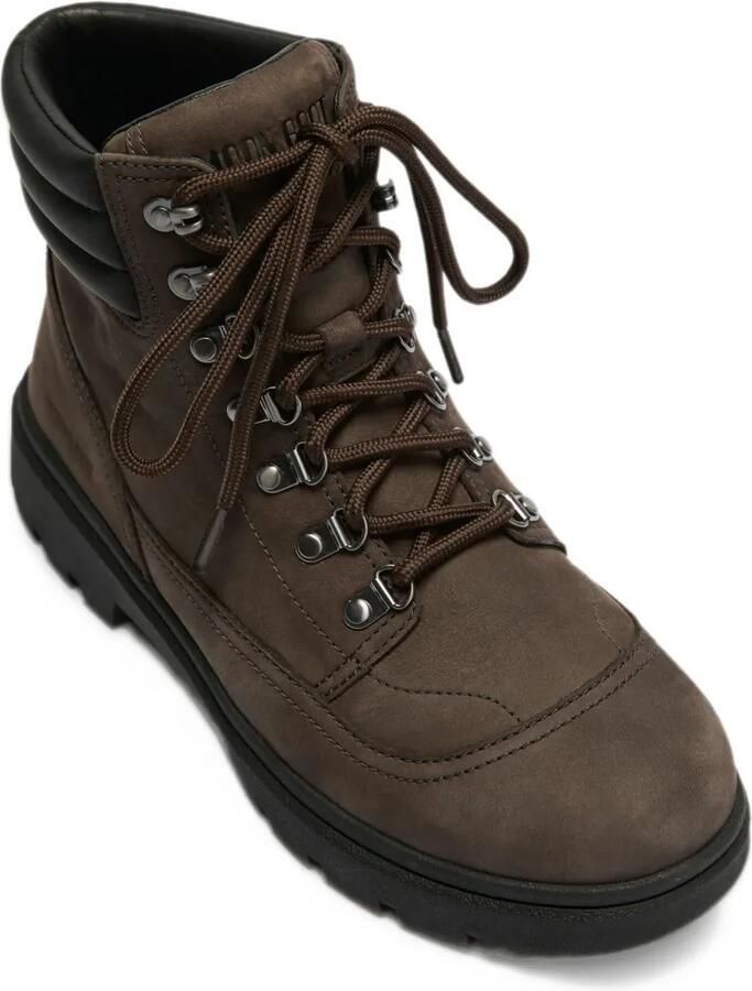Moon Boot combat boot dark brown nubuck Bruin - Foto 3