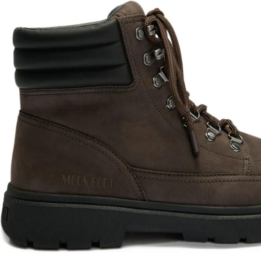 Moon Boot combat boot dark brown nubuck Bruin - Foto 2