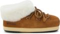 Moon Boot EVX lammy muiltjes met veters Bruin - Bruin