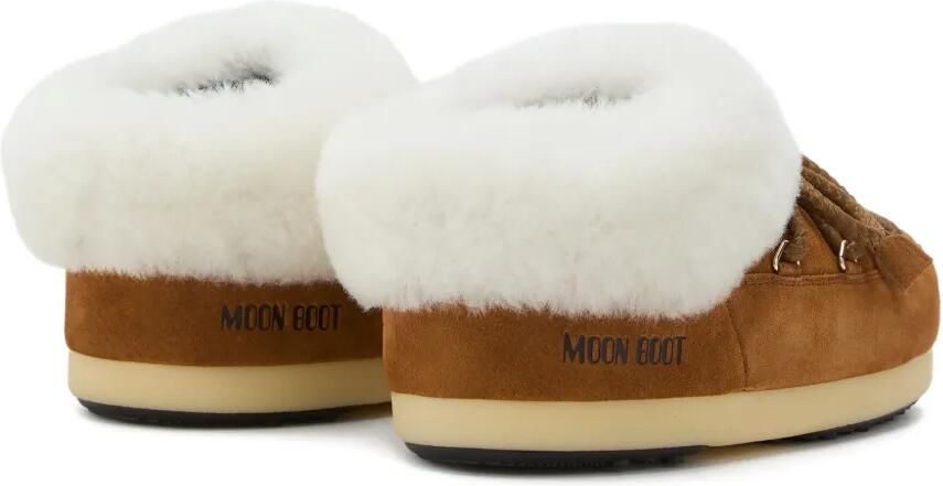 Moon Boot EVX lammy muiltjes met veters Bruin - Foto 4