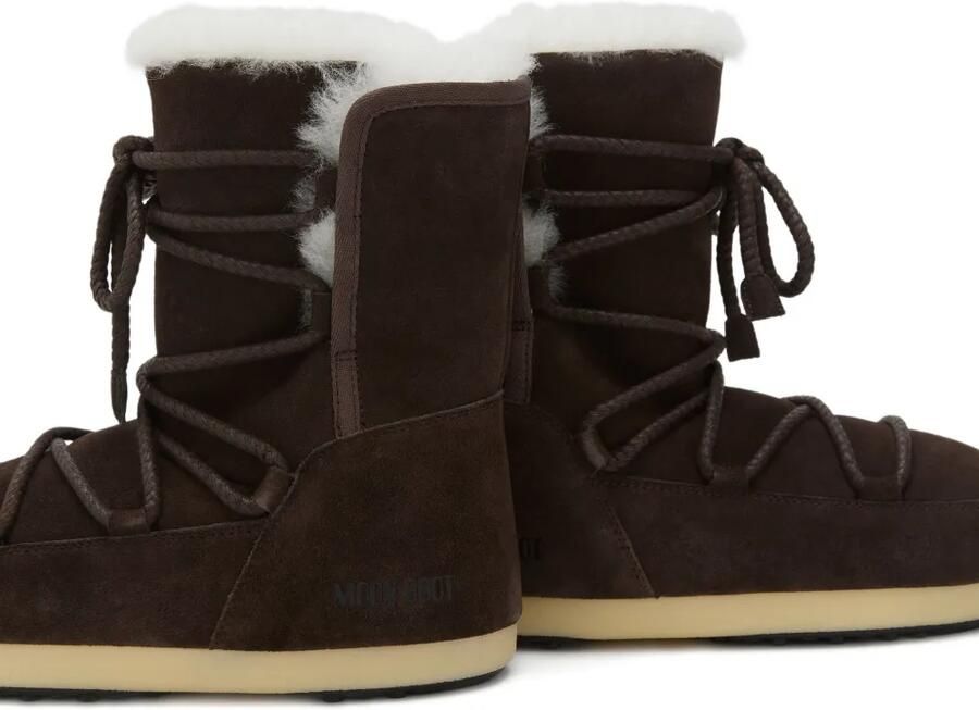 Moon Boot EVX lammy sneakers met veters Bruin - Foto 2