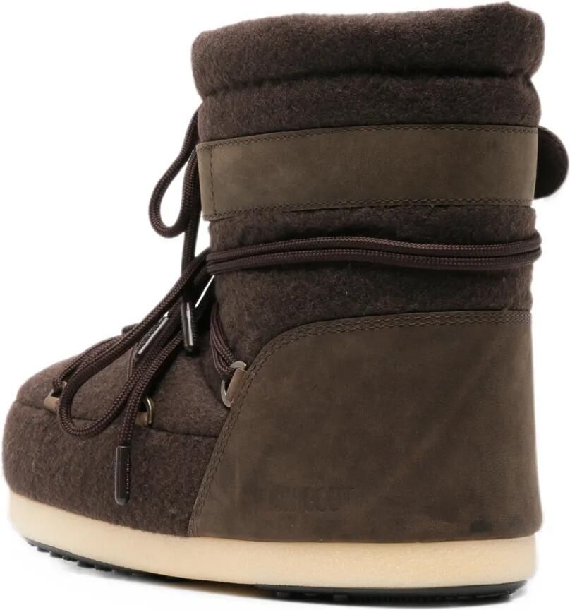 Moon Boot EVX light nubuck dark brown felt boots Bruin - Foto 2